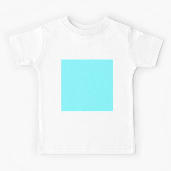 Neon Blue Kids T Shirts Redbubble - light bluegreen and sea green plaid shirt roblox