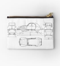 Vintage Citroen DS Blueprint | Cars Studio Pouch