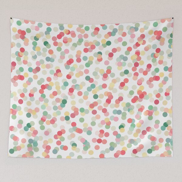 Item preview, Colourful Confetti Dots Bokeh Pattern designed and sold by KeikoPrints.