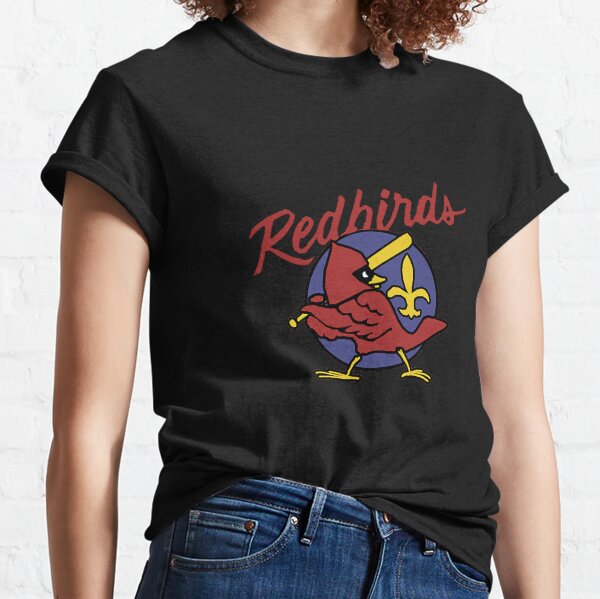 VTG 80s Louisville Redbirds MILB Baseball Red Short Sleeve T-Shirt Size M