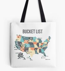 National Parks Bucket List with All 59 National Parks Tote Bag