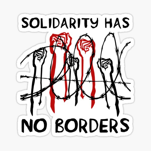 Artikel-Vorschau von Solidarität kennt keine Grenzen - Migrant, Flüchtling, Eis abschaffen, designt und verkauft von RIANASHATLEY.