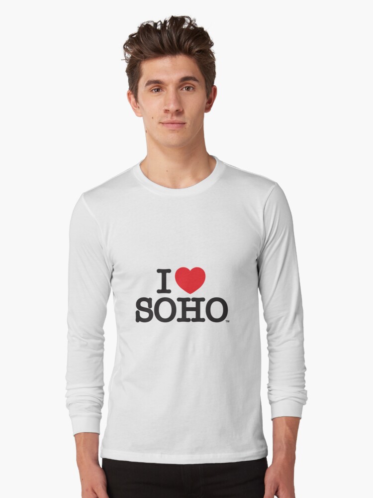 Long Sleeve T-Shirt, I Love Soho Official Merchandise @ilovesoholondon designed and sold by ilovesoho