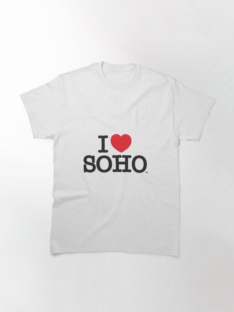 Classic T-Shirt, I Love Soho Official Merchandise @ilovesoholondon designed and sold by ilovesoho