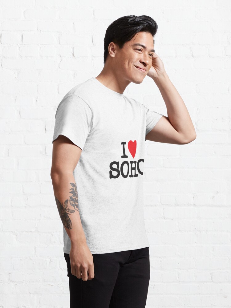 Thumbnail 5 of 7, Classic T-Shirt, I Love Soho Official Merchandise @ilovesoholondon designed and sold by ilovesoho.