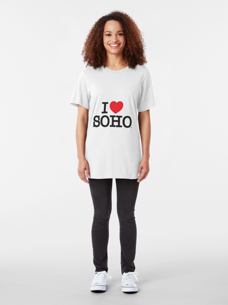 Alternate view of I Love Soho Official Merchandise @ilovesoholondon Slim Fit T-Shirt