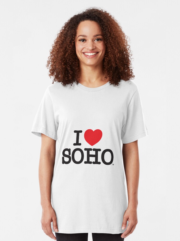 Alternate view of I Love Soho Official Merchandise @ilovesoholondon Slim Fit T-Shirt