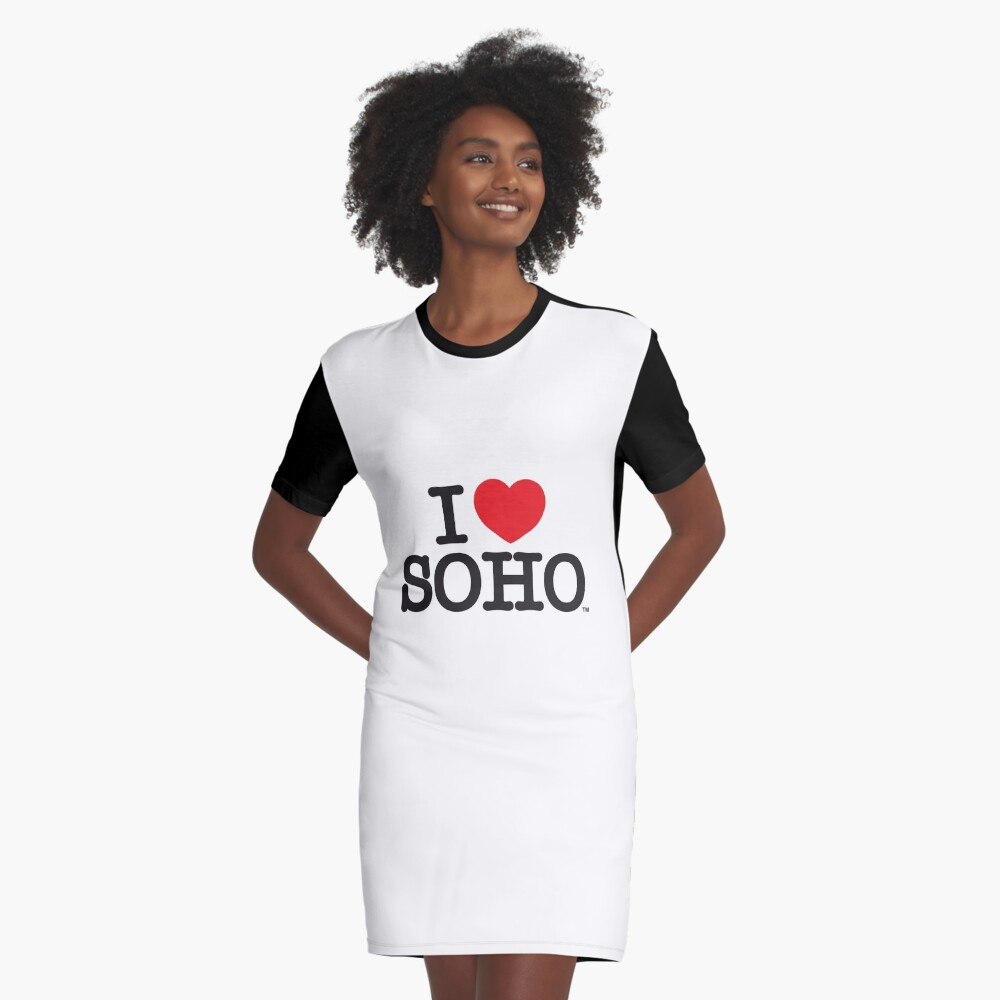 Item preview, Graphic T-Shirt Dress designed and sold by ilovesoho.