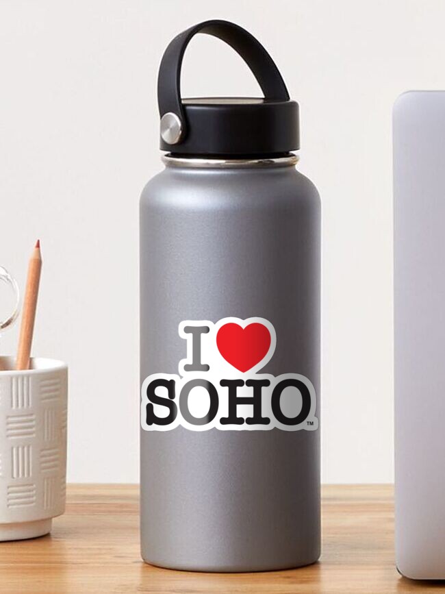 Sticker, I Love Soho Official Merchandise @ilovesoholondon designed and sold by ilovesoho