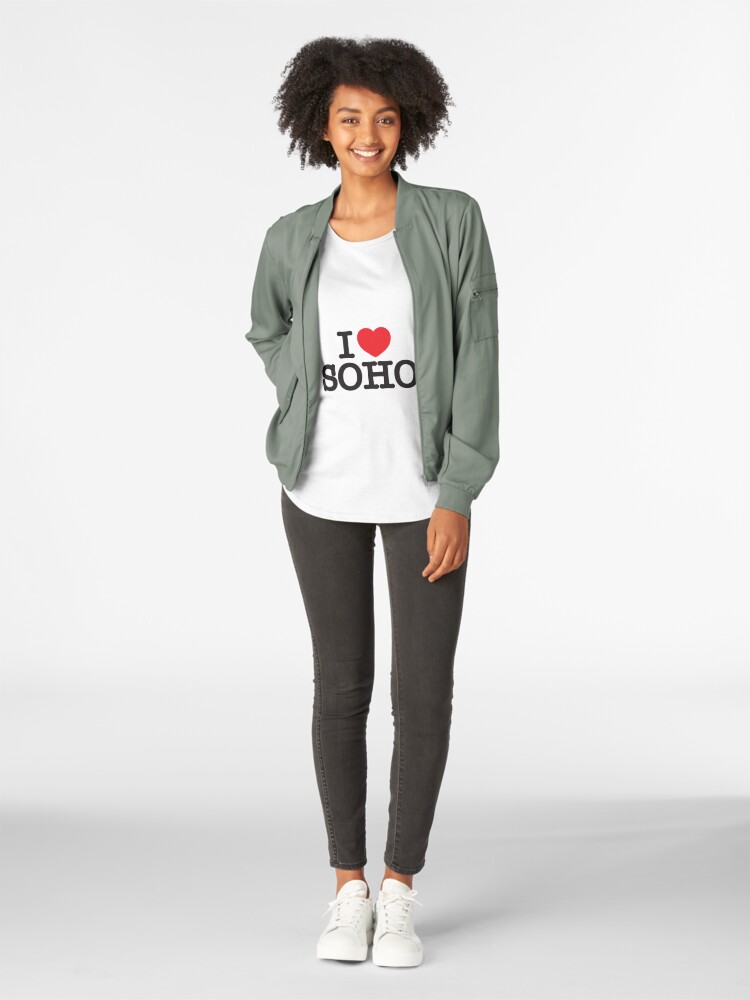 Alternate view of I Love Soho Official Merchandise @ilovesoholondon Premium Scoop T-Shirt
