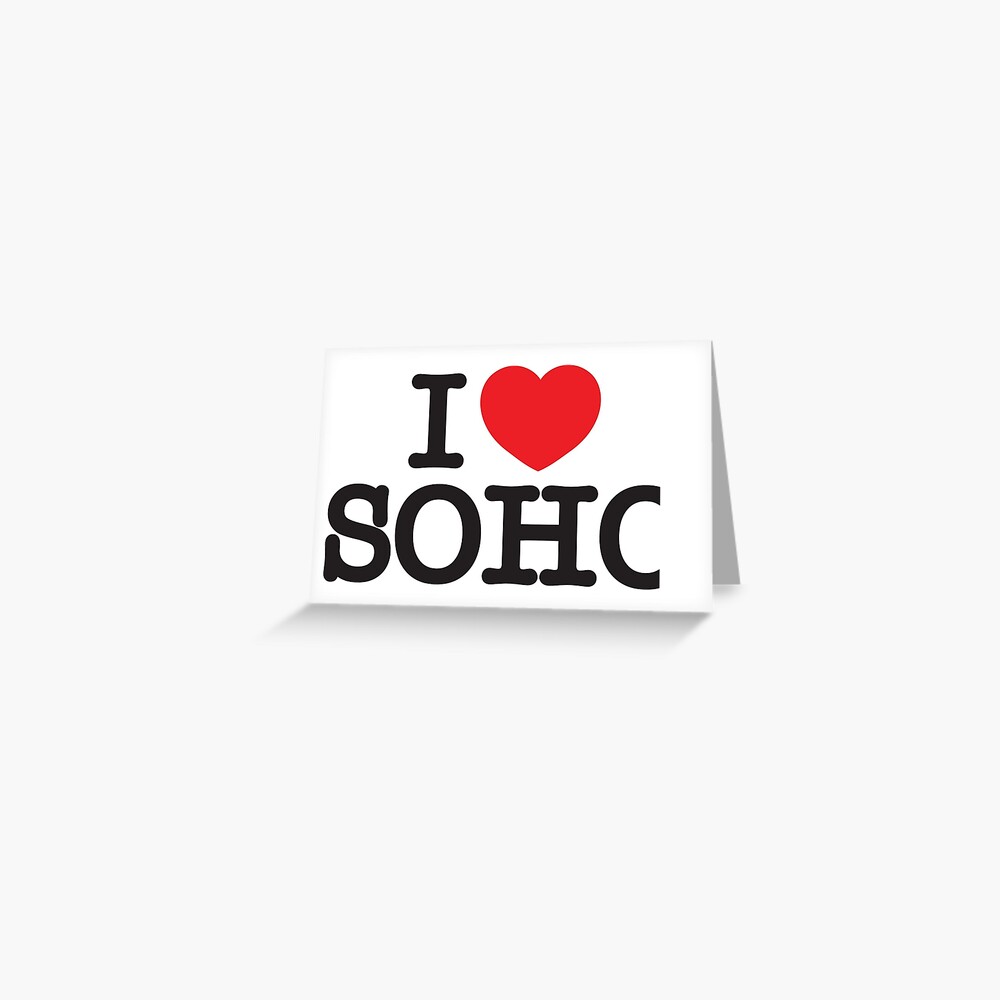 I Love Soho Official Merchandise @ilovesoholondon Greeting Card