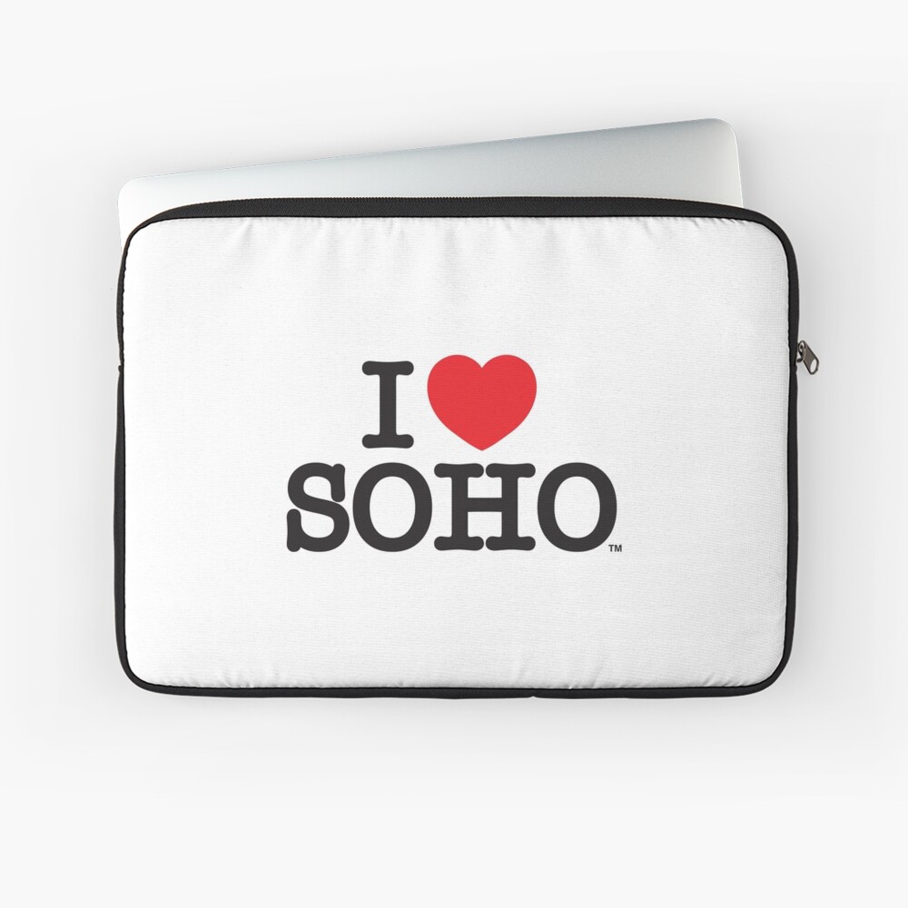 I Love Soho Official Merchandise @ilovesoholondon Laptop Sleeve