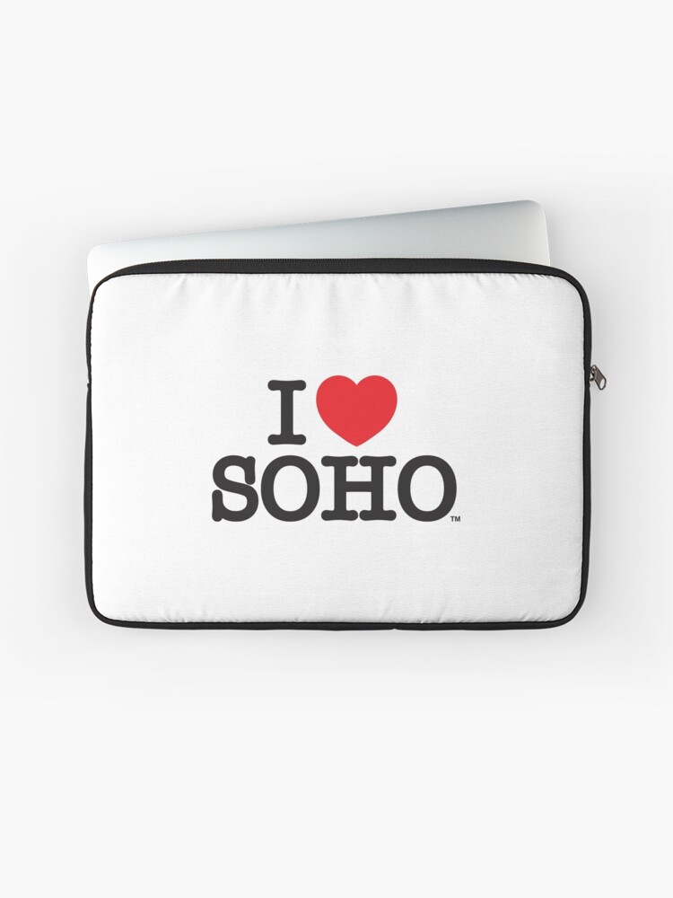 Thumbnail 1 of 2, Laptop Sleeve, I Love Soho Official Merchandise @ilovesoholondon designed and sold by ilovesoho.