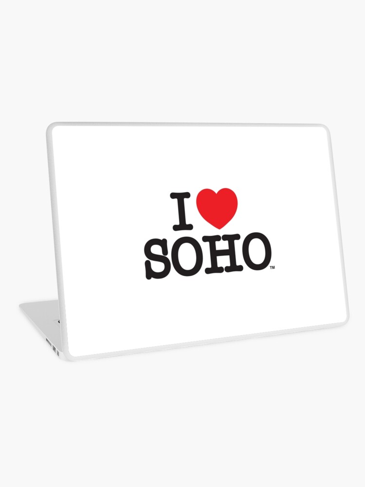 Thumbnail 1 of 2, Laptop Skin, I Love Soho Official Merchandise @ilovesoholondon designed and sold by ilovesoho.