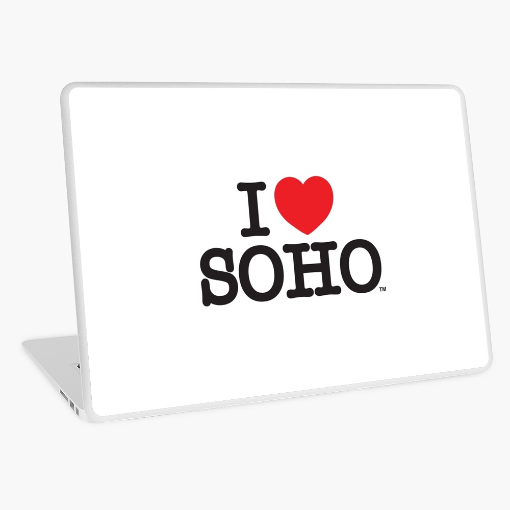 I Love Soho Official Merchandise @ilovesoholondon Laptop Skin