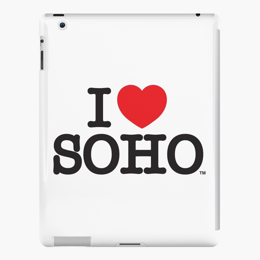 I Love Soho Official Merchandise @ilovesoholondon iPad Case & Skin