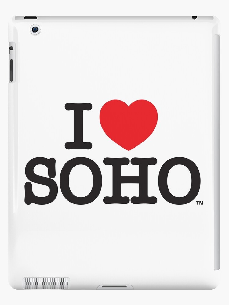 Thumbnail 1 of 2, iPad Case & Skin, I Love Soho Official Merchandise @ilovesoholondon designed and sold by ilovesoho.