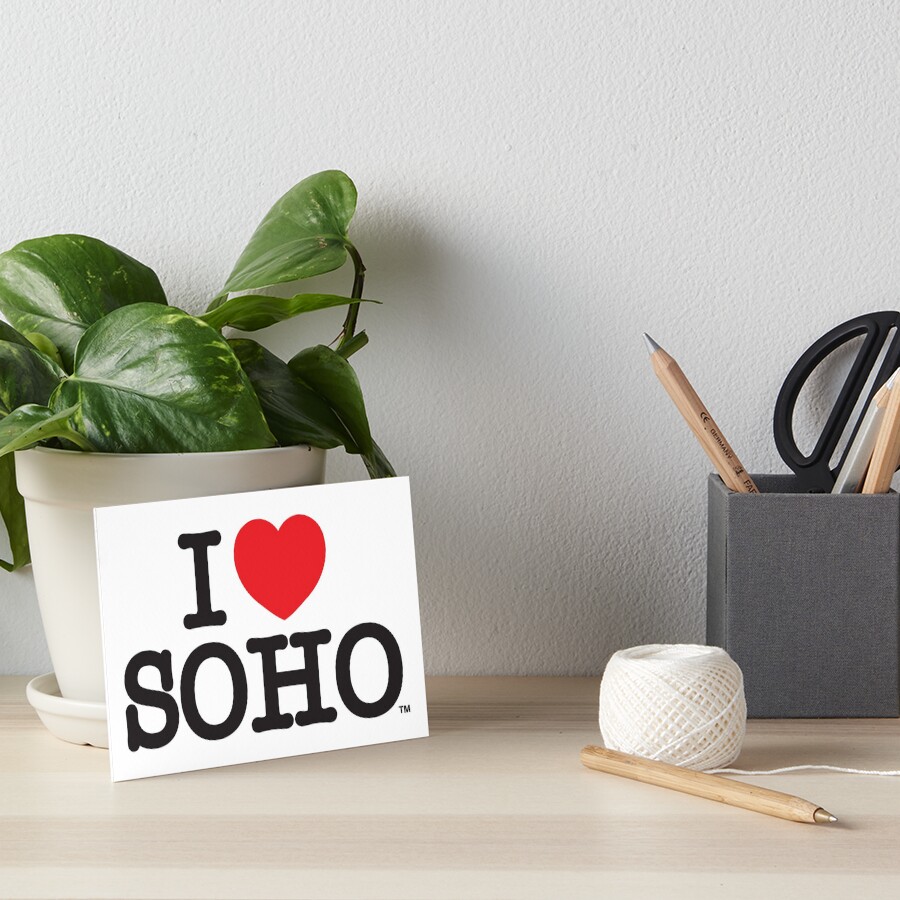 I Love Soho Official Merchandise @ilovesoholondon Art Board Print