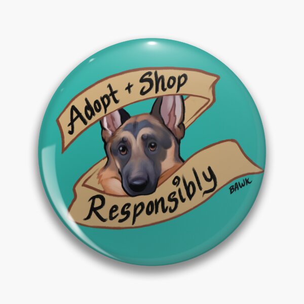Item preview, Adopt & Shop Responsibly German Shepherd Dog designed and sold by bawk.