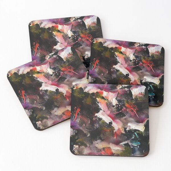 Item preview, Dark Hibiscus-Frozen Florals designed and sold by BioDigital-Jazz.