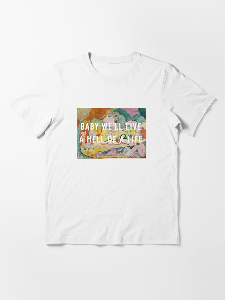 Få Australsk person Lignende BABY WE WILL LIVE A HELL OF A LIFE - KANYE WEST " Essential T-Shirt for  Sale by Barbzzm | Redbubble