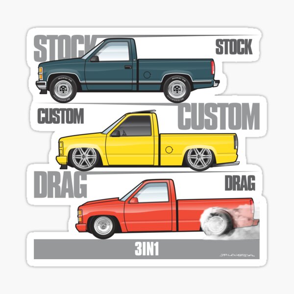 Built With Wrenches Not Chopsticks Sticker Decal Car Truck diesel 4x4 jdm drift