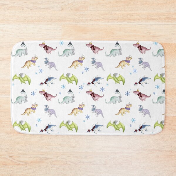 Item preview, Christmas Holiday Winter Wonderland Dinosaurs designed and sold by itssabbyg.