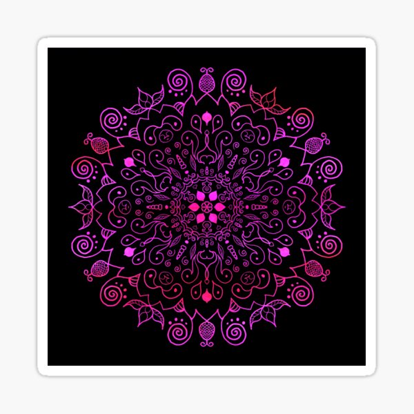 Item preview, Mandala Fuschia and Purple designed and sold by Patricia Lintner.