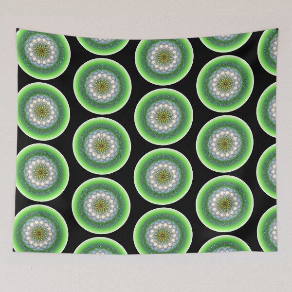 Item preview, Sano Designs Green mandala designed and sold by Aquietbeauty.