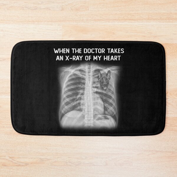 Item preview, When doctor takes an x-ray of my heart Belgian Malinois designed and sold by Unique-Tees.
