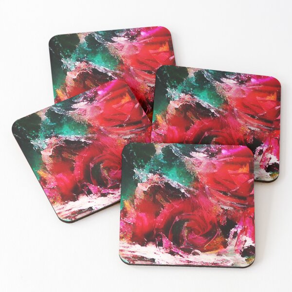 Item preview, Icy Red Roses-Frozen Florals designed and sold by BioDigital-Jazz.
