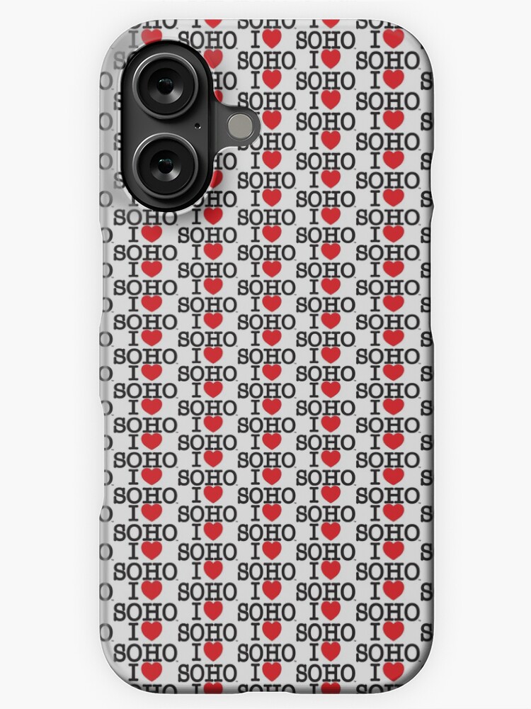 Thumbnail 1 of 4, iPhone Case, I Love Soho Official Merchandise @ilovesoholondon designed and sold by ilovesoho.