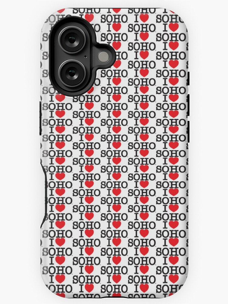 Thumbnail 1 of 4, iPhone Case, I Love Soho Official Merchandise @ilovesoholondon designed and sold by ilovesoho.