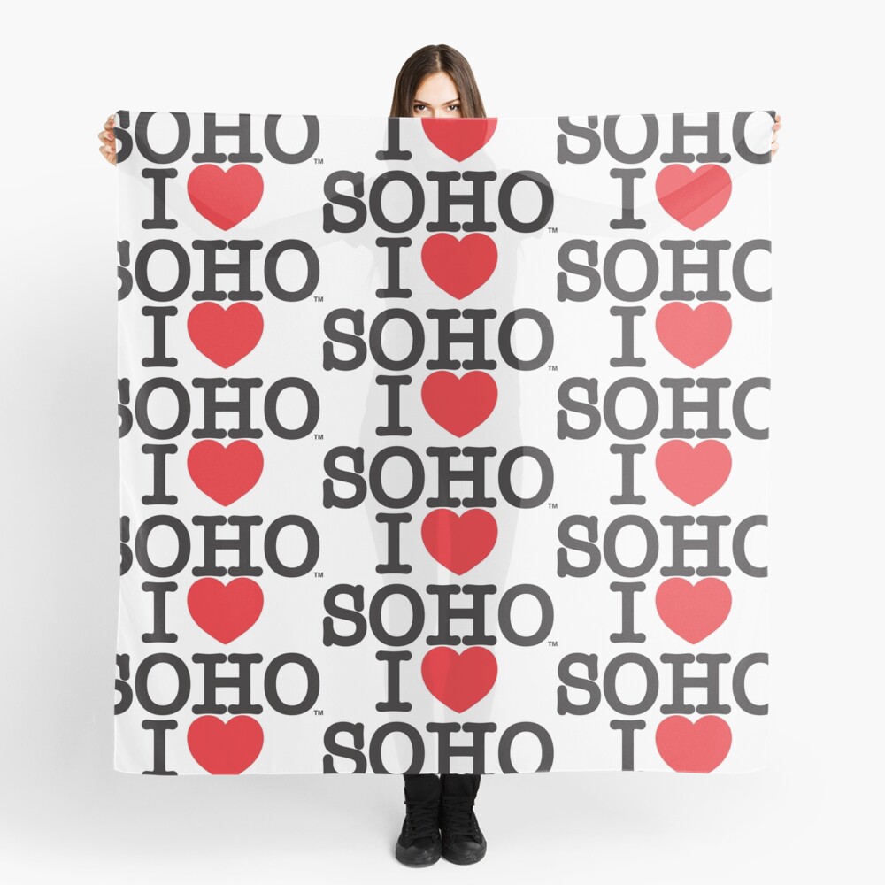 I Love Soho Official Merchandise @ilovesoholondon Scarf