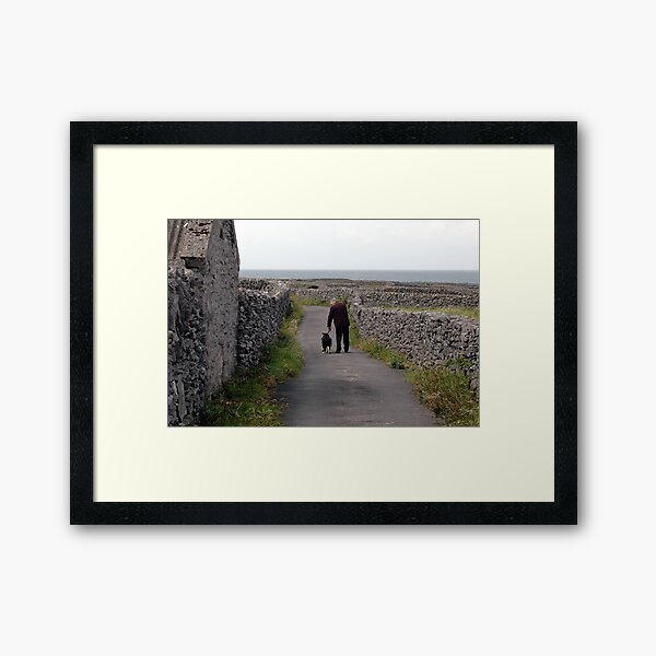 The Inisheer´s walker Framed Art Print