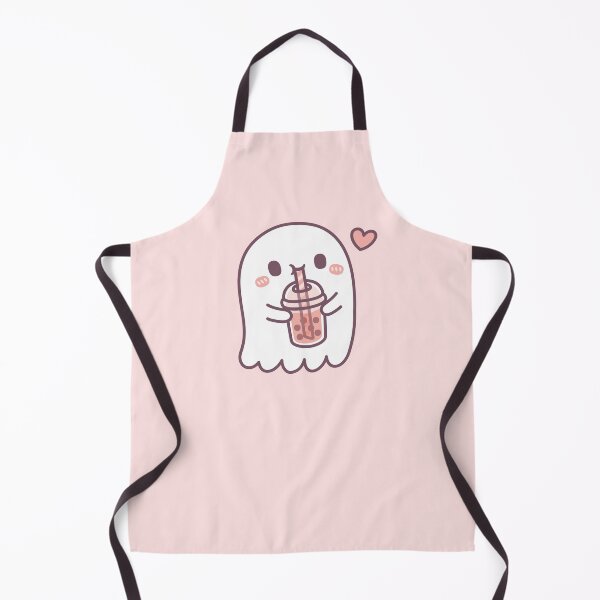Item preview, Cute Ghost Loves Boba Tea designed and sold by rustydoodle.