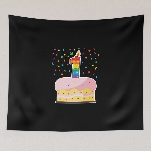 Item preview, Pop It 1st Birthday Cake Girls Boys Fidget Racerback Tank Top designed and sold by sheilaroych.