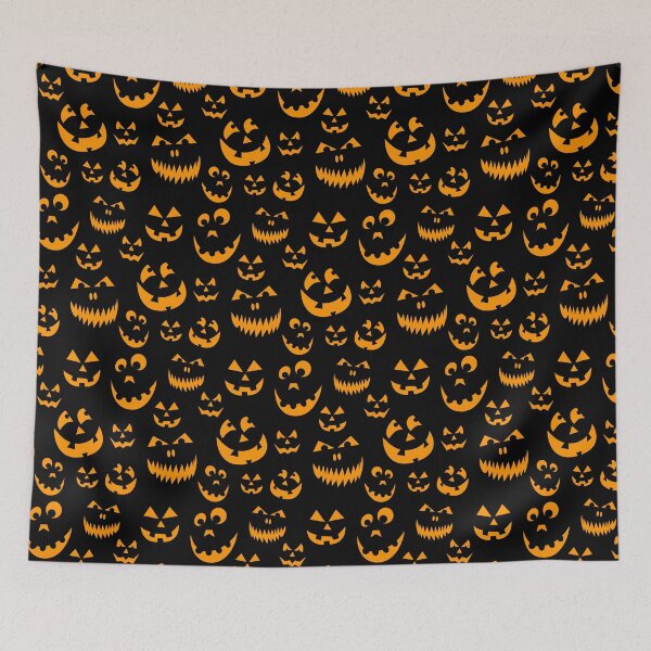 Item preview, Halloween Jack O Lantern Pattern designed and sold by semioddfinds.