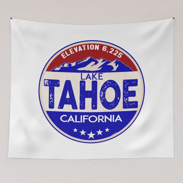Item preview, LAKE TAHOE CALIFORNIA SKIING BOATING HOUSEBOAT SKI BOAT designed and sold by Travel Time.
