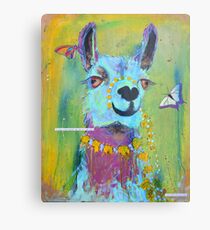 Llama for Hannah Metal Print