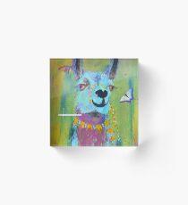 Llama for Hannah Acrylic Block