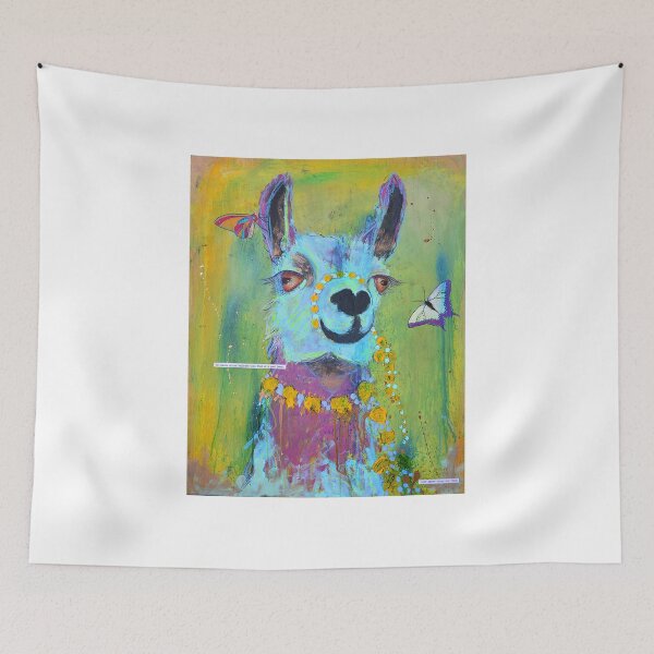 Item preview, Llama for Hannah designed and sold by Thebohohouseart.