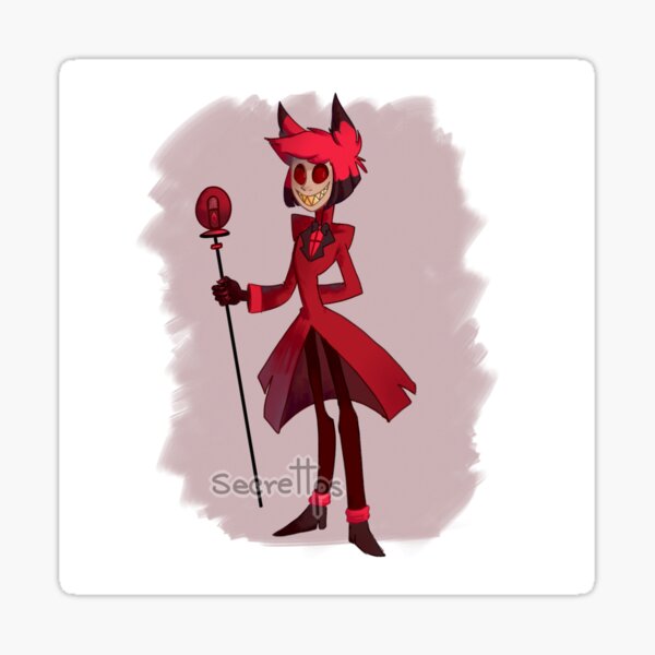 Alastor Hazbin Hotel Sticker For Sale By Secrettps Redbubble