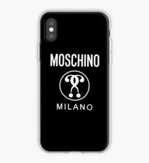 fake white moschino iPhone Case