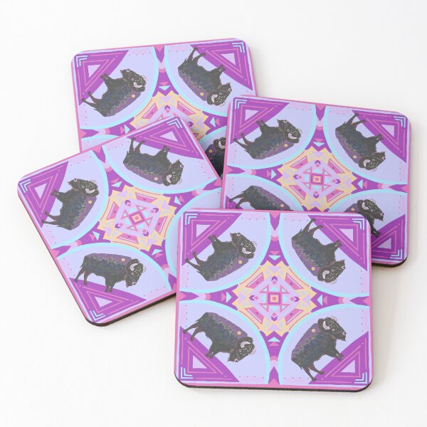 Item preview, Yellowstone American Buffalo Bandana Design Purple designed and sold by RDevane.