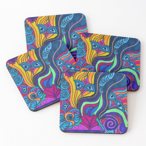 Item preview, Abstract Chaotic Sea designed and sold by artbyalette.