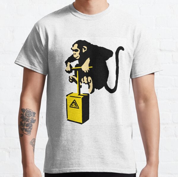 Banksy anti Anneau Olympique voleur Hommes Femmes Long À Manches Courtes Baseball T Shirt 1776