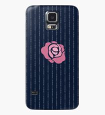 McGregor Mayweather LA Presser - Pink Rose Fuck You Pinstripe Case/Skin for Samsung Galaxy