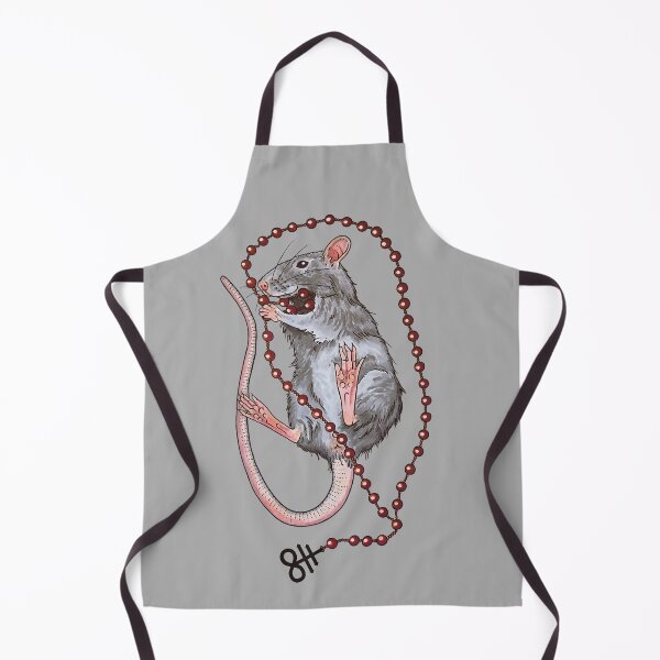 Item preview, Satanic rat with rosary designed and sold by B-d-t.