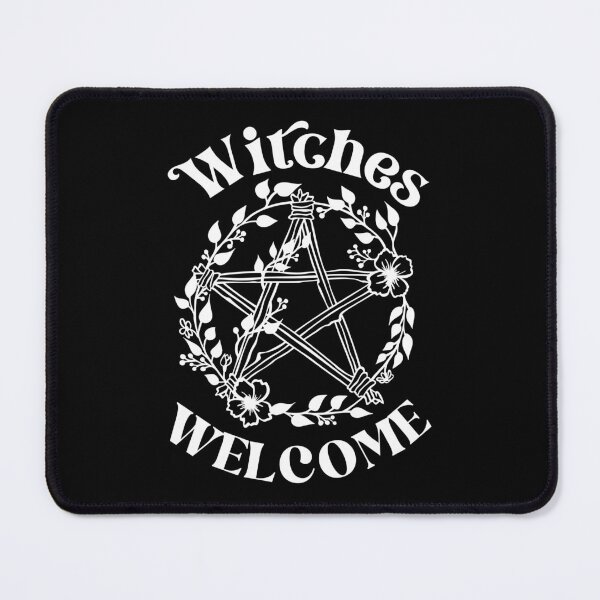 Item preview, Witches Welcome Pentagram Halloween Theme designed and sold by chris-ellis-art.